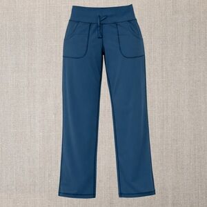 Lululemon Still Pant - Deep Teal/Petrol Blue - Wide Leg